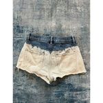 PacSun Bleached Distressed High Rise Shorts Size 24 Photo 1