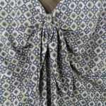 Isabella Bird Olive Green Mosaic Sleeveless Sun Dress Midi Dress Extra Small Size XS Photo 3