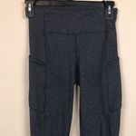 Lululemon Women's Speed Up Tight Knit Chevron Gray Pockets Athletic Leggings Photo 1