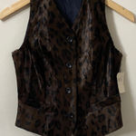 Tahari  Leopard Print Vest size 2 Photo 0
