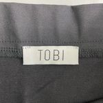 Tobi NEW  women’s black zip lace‎ decorated hem stretch miniskirt skirt small Photo 5