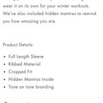 ACTA NWT Ribbed Seamless Long Sleeve Shirt in Black Size Small Photo 8