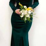 Bridesmaid Dress Worn ONCE Green Size 16 Photo 0