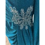 Blue/green long sleeve dress size 12 Photo 2