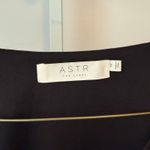 ASTR The Label Black Pleated Twist Front Long Sleeve Crop Top Size M Size M Photo 2