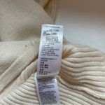 Topshop Cream Tight Knit Split Back Pullover Sweater Photo 10