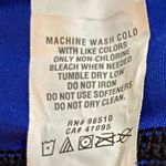 Under Armour  Heat Gear Women’s Sz‎ S Fitted Black/Royal Blue Capri Leggings Photo 5