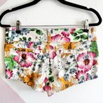 Y2K‎ Floral Denim Shorts, Festival Retro Coquette 2000s Streetwear Medium 2000s Photo 1