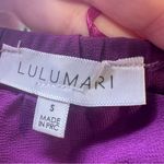 Lulumari  Purple Wired Ruffle Off Shoulder Blouse size S Photo 1