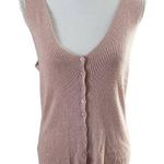 EXPRESS Vintage Size L 100% Pure Silk Sweater Tank Swank Top Photo 0