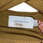 Significant Other Toffee Brown Hallie Halter Maxi Dress Womens US 4 Photo 4