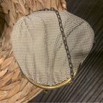Whiting & Davis Elegant Cream Evening Clutch vintage mesh  mini purse rare retro Photo 2