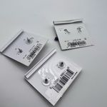 Villager NWT  Gloria‎ Vanderbilt Earrings Studs Dangle Drop Classic Silver tone Photo 8