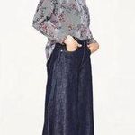 ZARA Basic Floral Beaded Top Photo 0