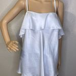 ABS Allen Schwartz NWT A.B.S. By Allen Schwartz Tank Blouse CrissCross Straps in Back White Size 1X Photo 0