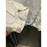 HOPE STHLM White Gauzy Classic Coastal Basic Button Down Shirt Small Photo 5