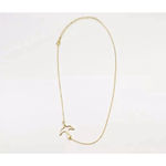 Boutique Flying Swallow Necklace | Yellow Gold Gold Plated 925 Sterling Silver Photo 5