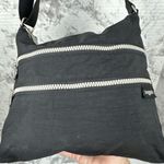 Baggallini Womens Crossbody Bag Purse Lightweight Black Nylon Double Zip Pockets Photo 4