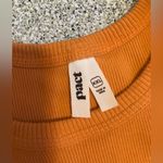Pact Favorite Rib Racerback Tank Ribbed Midi Dress in Tangerine Orange Size XXL Photo 3