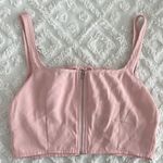 SheIn Pink Corset Crop Top Photo 1