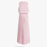 NEW Favorite Daughter Nita Sleeveless Satin Maxi Dress Pastel Lavender 6 Pink Photo 7