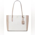 Kate Spade New York Schuyler Medium Tote in White/Beige EXCELLENT! Retail $329 Photo 1