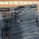 Banana Republic Mid Rise Denim Shorts Womens Size 27 P Basic Classic Simple Blue Photo 2