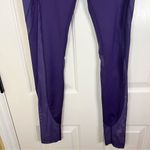 Gymshark  Dry Moisture Management Dark Purple Full Length Leggings‎ Sm Pockets Photo 6