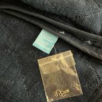 J. McLaughlin  Blue Quilted Jacket with Cream Fringe Accents Photo 4