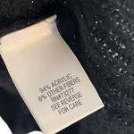 Apt. 9  Size L Pullover Knit Sweater‎ Black Metallic Threading Cozy Winter Photo 4