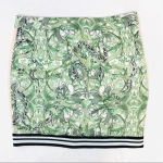 Guess  Reese Snake & Vine Print Front Zipper Stripe Hem Mini Skirt Size 2 XS Photo 6