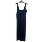 Fresh Produce  Empire Waist Maxi Dress Size Large Blue Sleeveless Smocked Back Photo 1