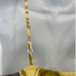 she's cool Babydoll Dress Sz S Yellow Floral Hippie Boho Floral Funky 2000 Vacay Photo 3