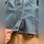 Vintage Levi Strauss Jean Jacket Denim Wash Copper Color Buttons Small Blue Photo 4