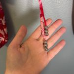 Caroline Constas Pink Tribal Print V Neck Ring Detail Crop Top Long Sleeve Large Photo 5