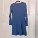 prAna  Soskia Blue Wool Blend Dress Small Photo 3