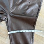 White Fox Boutique Brown leather flare pants size‎ S Photo 5
