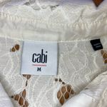 CAbi  #5162 Spring Portrait White Floral Lace Shirt Jacket Womens Medium Photo 11