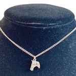 Horse Head Pendant Necklace Silver Tone Chain 20 Inches Long With Lobster Clasp Photo 0