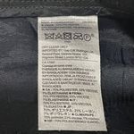 Banana Republic  Logan Crop Dress Pants Women's Size 12 Black Ruffle Hems Viscose Photo 8