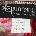 RJC sz M Womens Puanani Floral Watercolor Hawaiian Dress Tropical Vacation Beach White Size M Photo 8