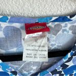 Dickies  Women’s Blue Hearts Medical Scrub Top Photo 3