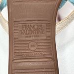 Frances Valentine Pink Chalk White Circle Slide Sandals Flat Shoes Size 8 Photo 7