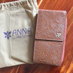 Anuschka  Embossed Brown Wallet Photo 0