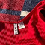 H&M  red ribbed shirt dress
Women’s M medium Photo 2