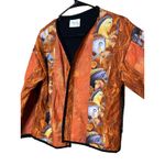 Scrappy Bits Women's Jacket Orange Horse Print Cardigan Style Size M Size M Photo 1