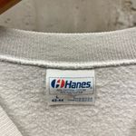 Hanes 90s Carousel Creations Chocolate For Breakfast White Doodle Graphic Crewneck L Photo 2