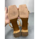 By Far Tanya Tan Neutral Slip On Heel Sandals Modern Minimalist Women's 40 US 10 Brown Photo 8