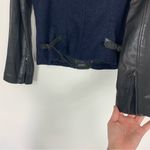 Scotch & Soda Maison Scotch Leather Wool Moto Jacket Size Medium Photo 5