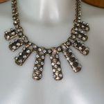 J.Crew  Antique Gold Tone Rhinestone Bib Necklace Photo 1